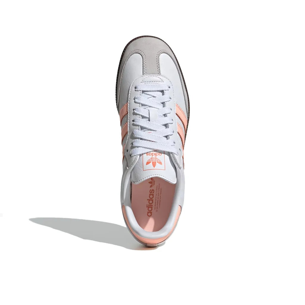 ADIDAS SAMBA OG CLOUD WHITE CLEAR ORANGE SEMI CORAL W