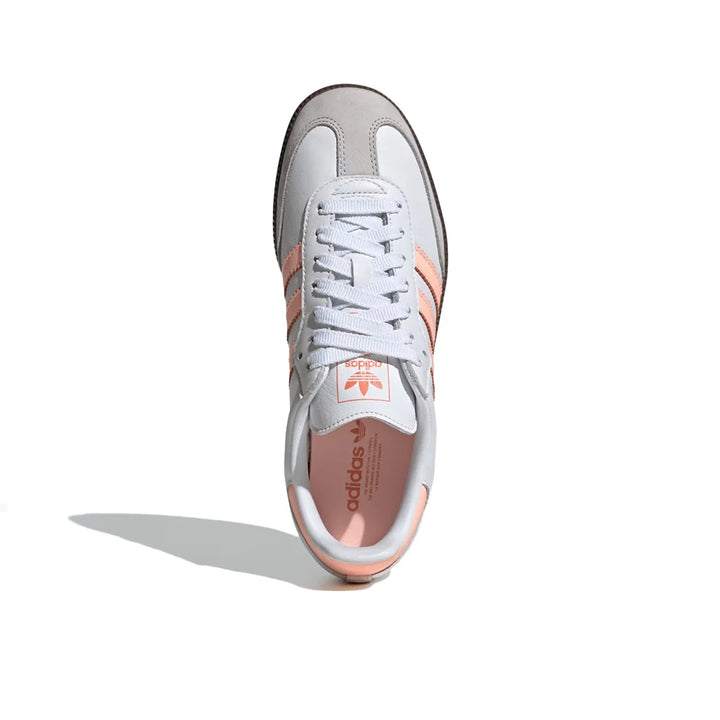 ADIDAS SAMBA OG CLOUD WHITE CLEAR ORANGE SEMI CORAL W