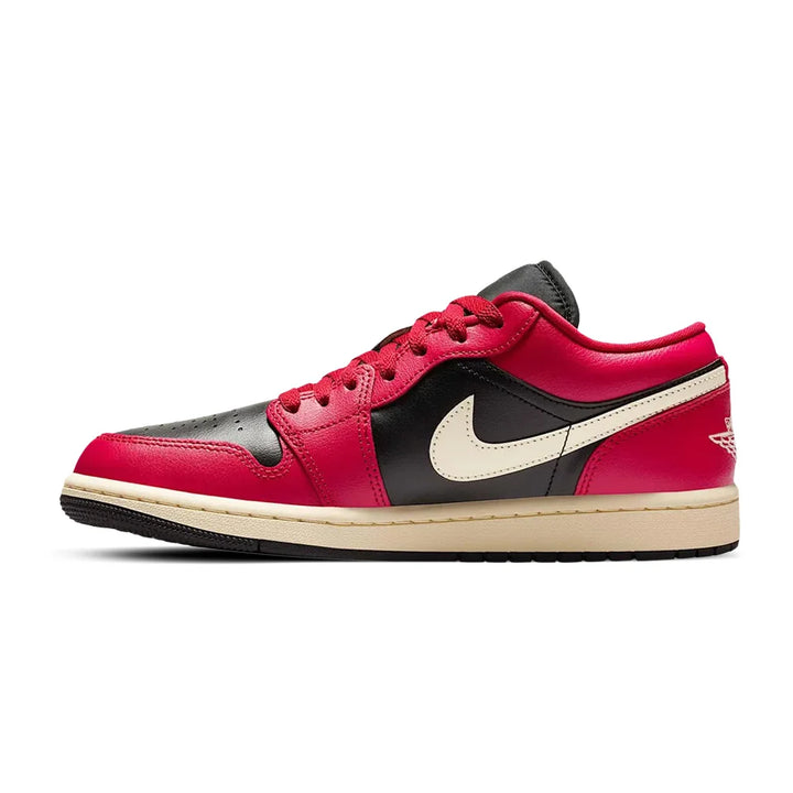 JORDAN AIR JORDAN 1 LOW MYSTIC HIBISCUS BLACK W