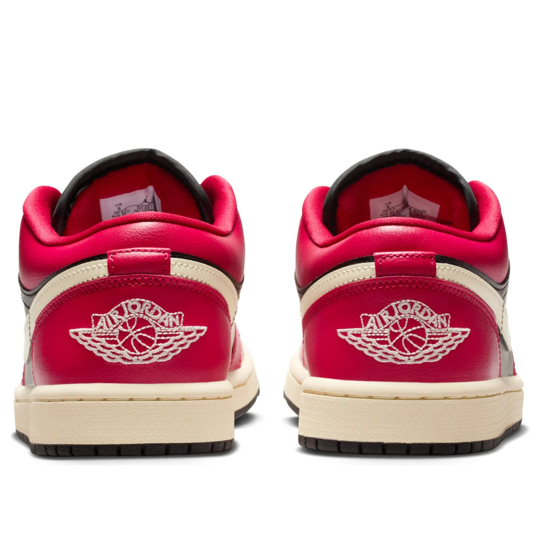 JORDAN AIR JORDAN 1 LOW MYSTIC HIBISCUS BLACK W