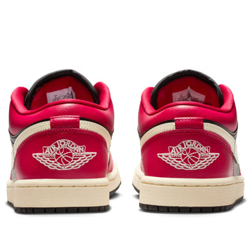 JORDAN AIR JORDAN 1 LOW MYSTIC HIBISCUS BLACK W — Stock