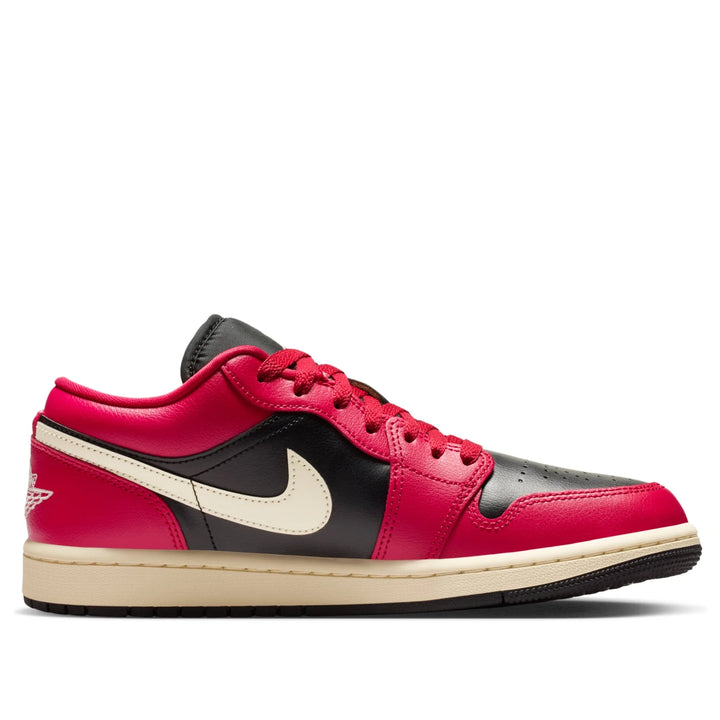 JORDAN AIR JORDAN 1 LOW MYSTIC HIBISCUS BLACK W