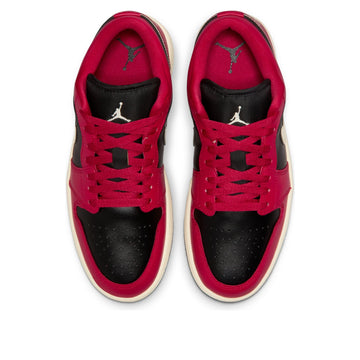 JORDAN AIR JORDAN 1 LOW MYSTIC HIBISCUS BLACK W — Stock