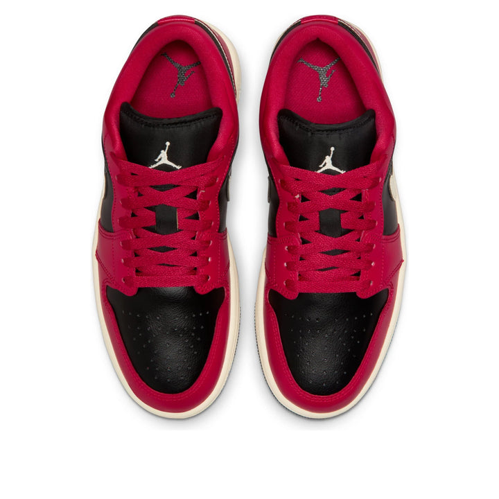 JORDAN AIR JORDAN 1 LOW MYSTIC HIBISCUS BLACK W