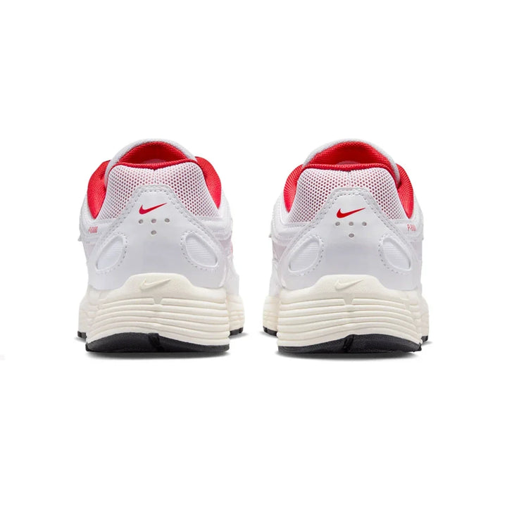 NIKE P-6000 WHITE UNIVERSITY RED SAIL BLACK