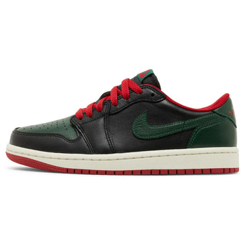 JORDAN AIR JORDAN 1 RETRO LOW OG BLACK GORGE GREEN W — Stock