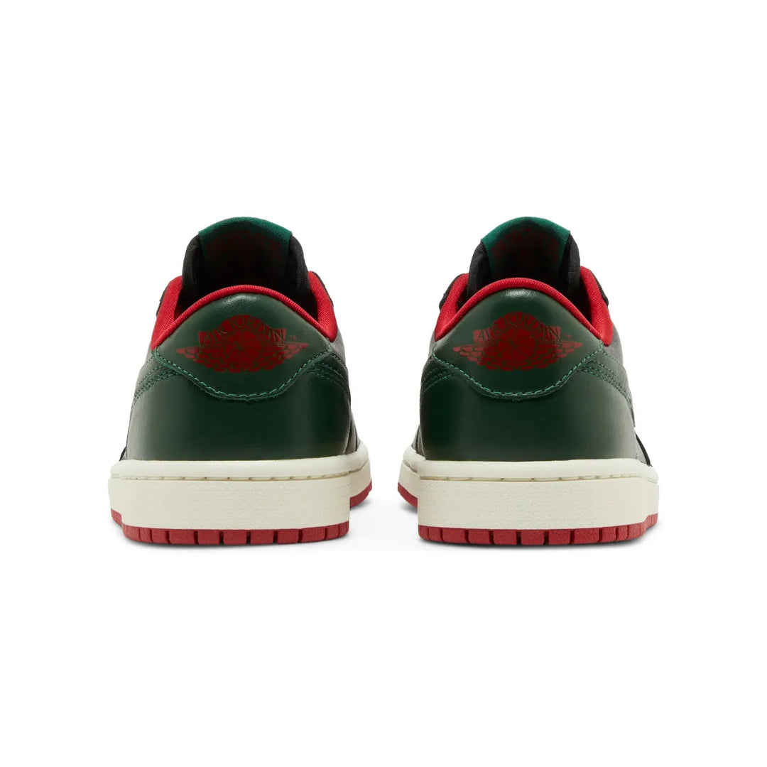 JORDAN AIR JORDAN 1 RETRO LOW OG BLACK GORGE GREEN W