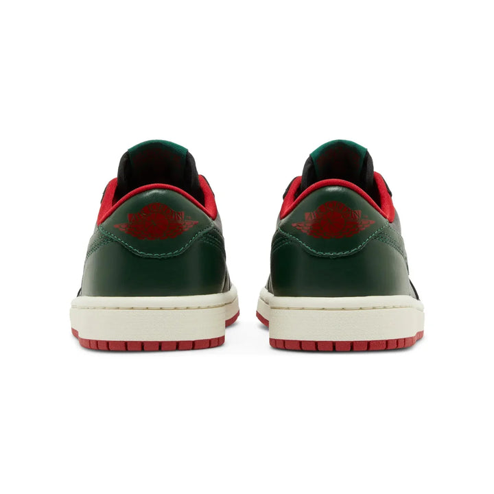 JORDAN AIR JORDAN 1 RETRO LOW OG BLACK GORGE GREEN W