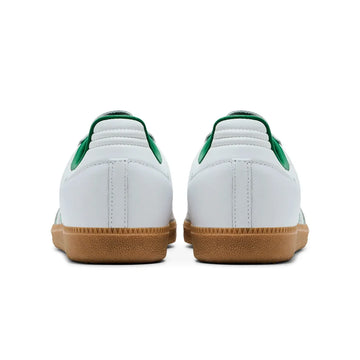 ADIDAS SAMBA OG CLOUD WHITE GREEN — Stock