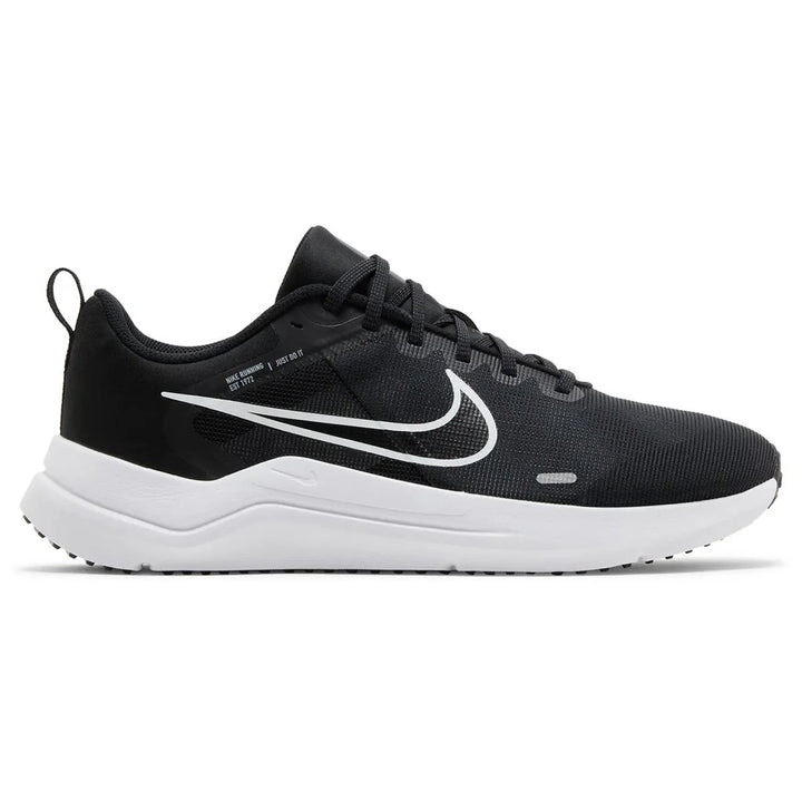 NIKE DOWNSHIFTER 12 BLACK WHITE