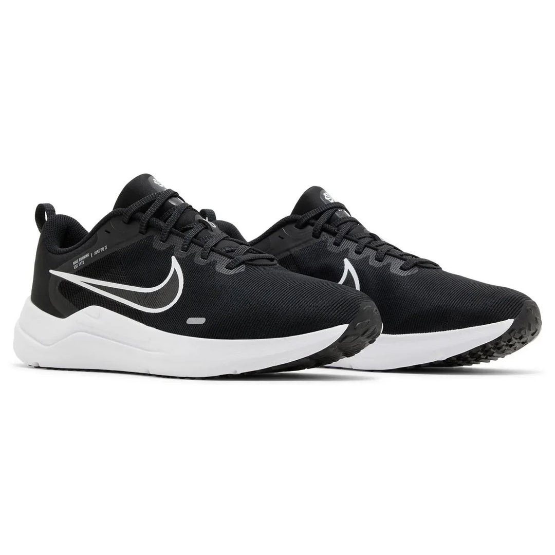 NIKE DOWNSHIFTER 12 BLACK WHITE