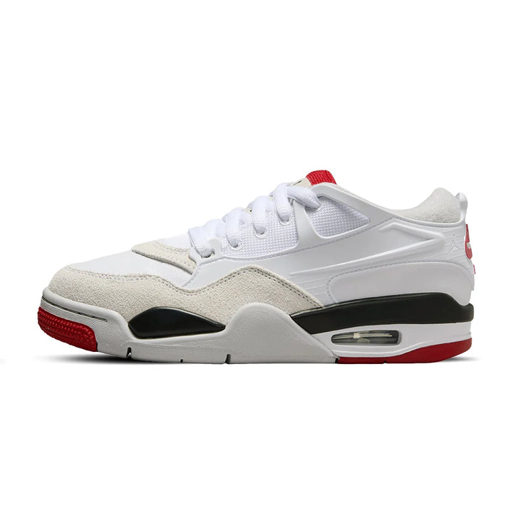 JORDAN AIR JORDAN 4 RM WHITE BLACK VARSITY RED GS