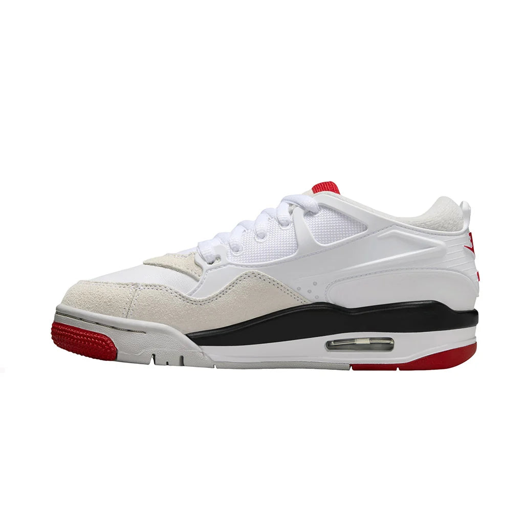 JORDAN AIR JORDAN 4 RM WHITE BLACK VARSITY RED GS