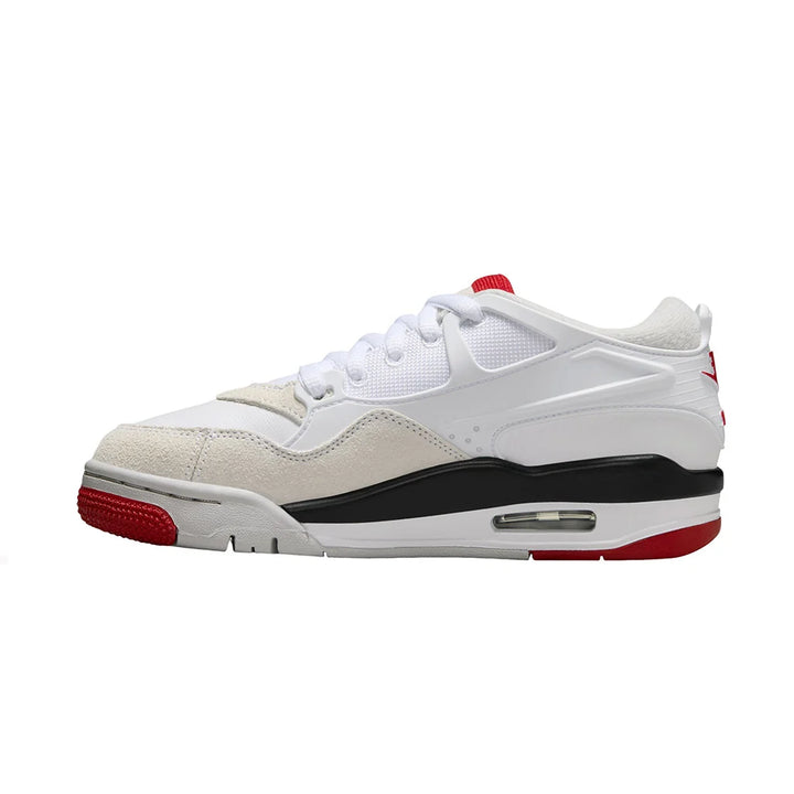 JORDAN AIR JORDAN 4 RM WHITE BLACK VARSITY RED GS