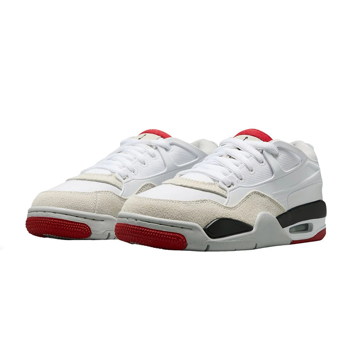 JORDAN AIR JORDAN 4 RM WHITE BLACK VARSITY RED GS