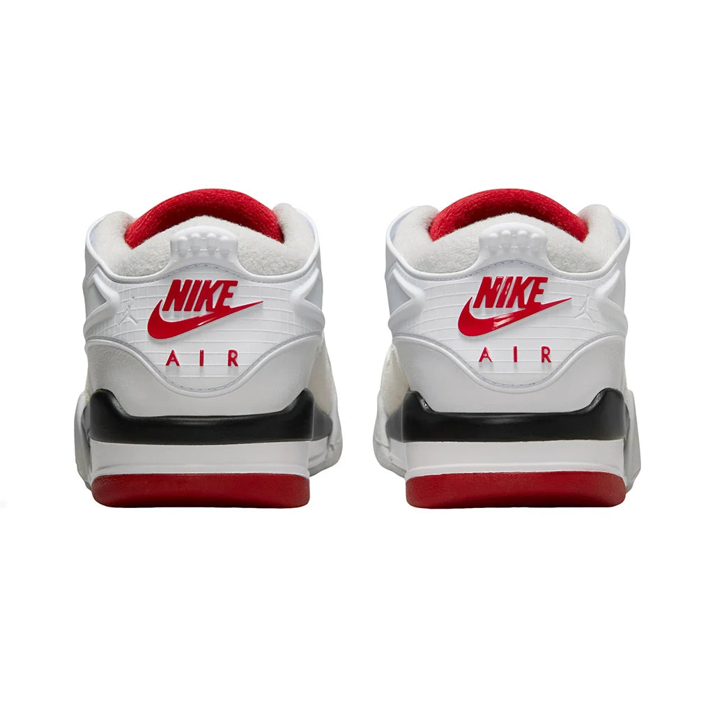 JORDAN AIR JORDAN 4 RM WHITE BLACK VARSITY RED GS