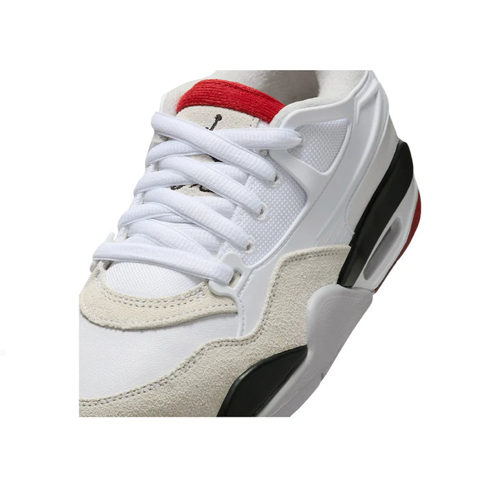 JORDAN AIR JORDAN 4 RM WHITE BLACK VARSITY RED GS