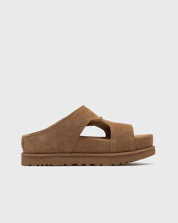 UGG W GOLDENSTAR HI CUTOUT SLIDE CHESTNUT