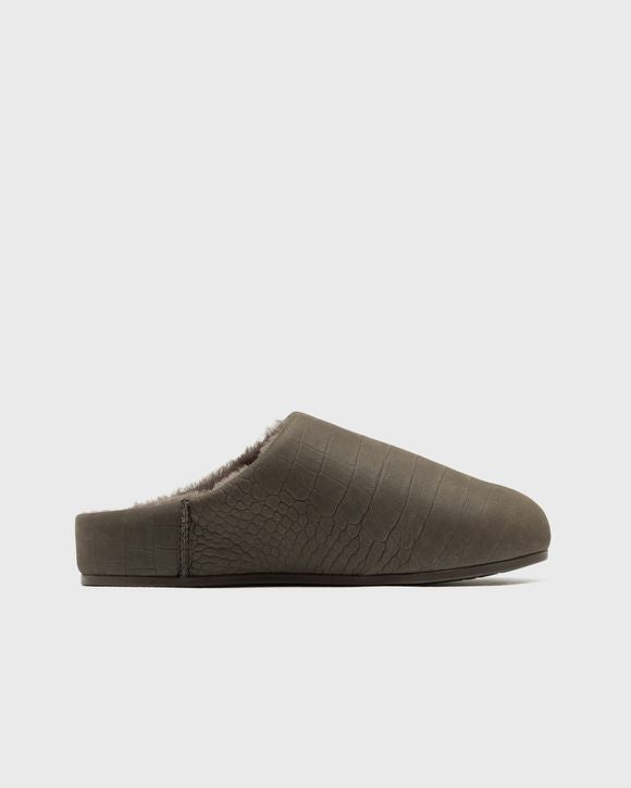 UGG W ELEA EMBOSSED SLIP-ON DENSE SMOKE
