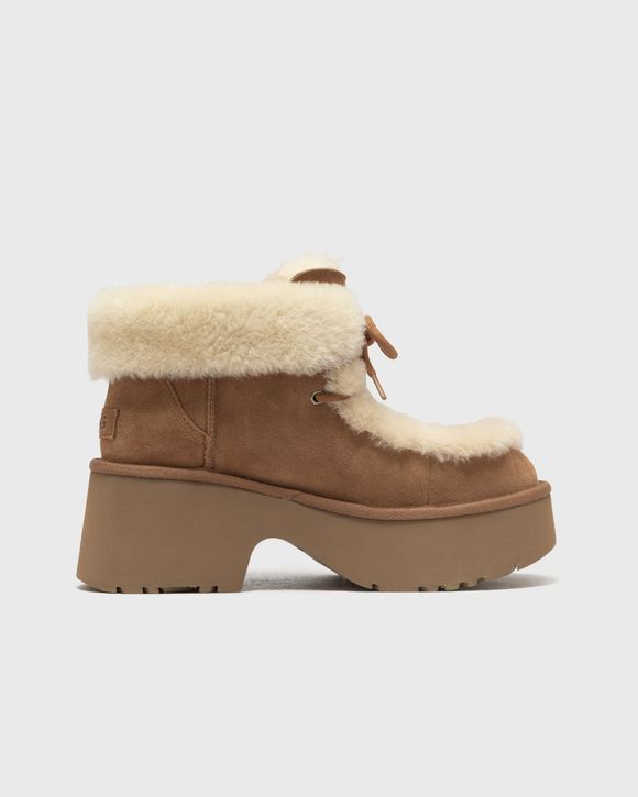 UGG WMNS ESMEE LACE UP CHESTNUT