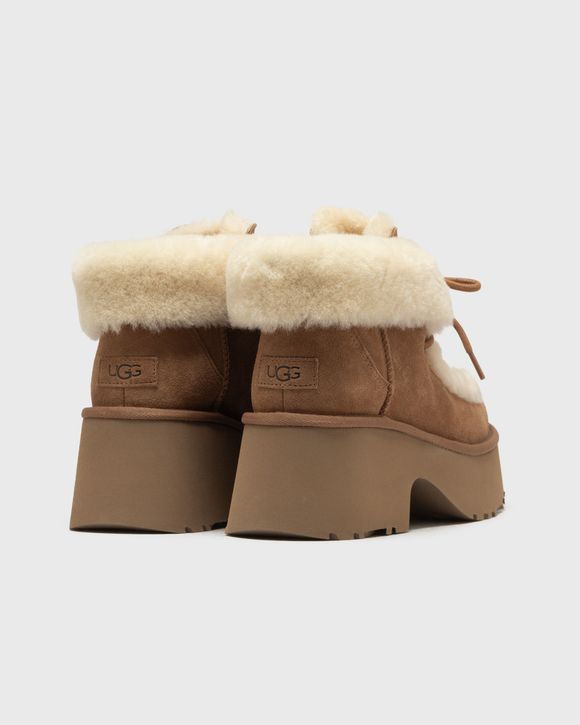 UGG WMNS ESMEE LACE UP CHESTNUT