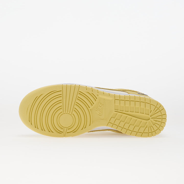 NIKE DUNK LOW SAIL/ SOFT YELLOW-WHITE-METALLIC SILVER