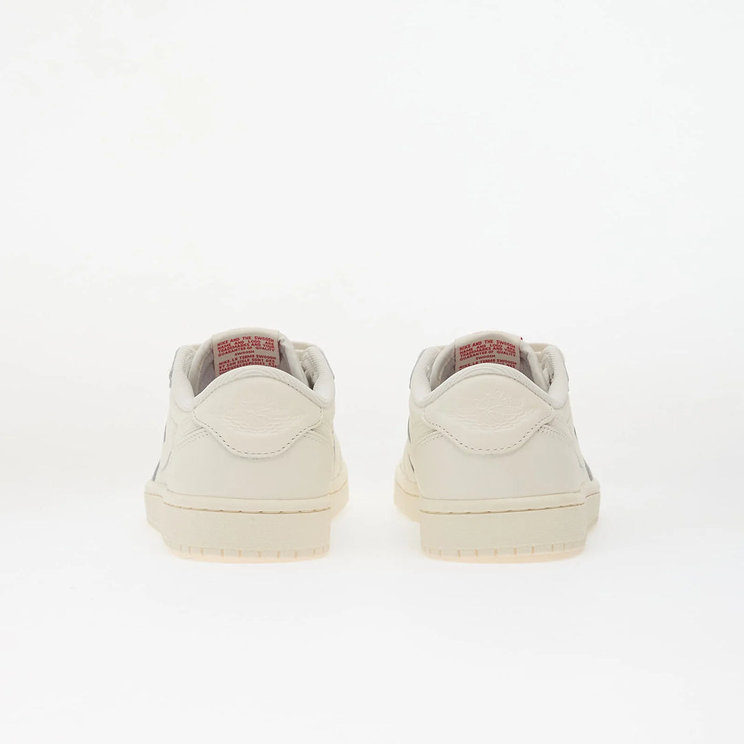 AIR JORDAN 1 RETRO LOW SAIL/ SAIL-UNIVERSITY RED