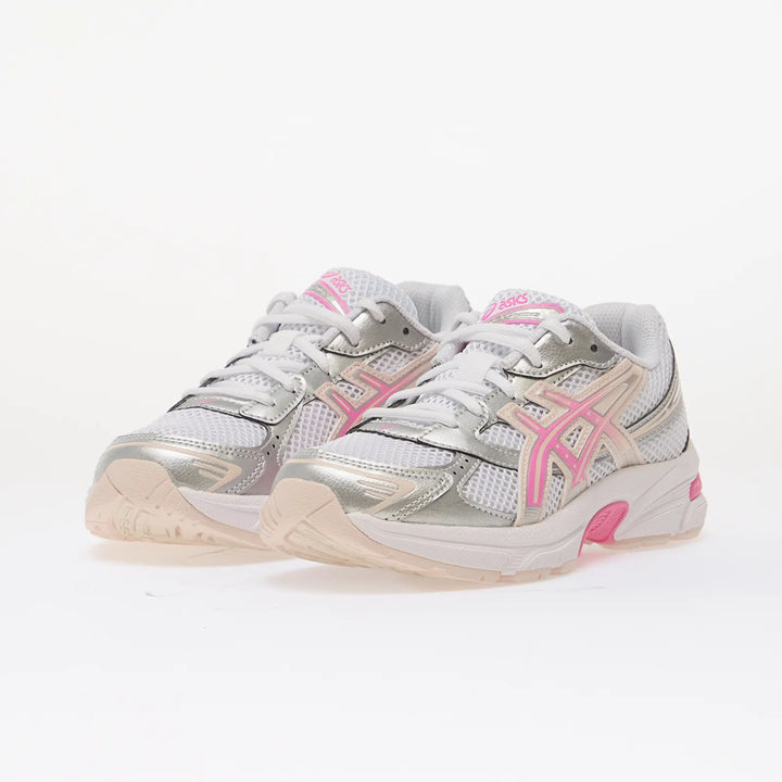 ASICS KIDS GEL-1130 GS WHITE/ DRAGON FRUIT