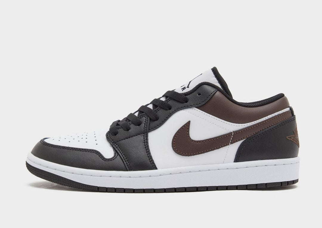 JORDAN AIR 1 LOW WHITE BLACK