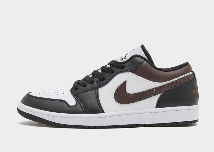 JORDAN AIR 1 LOW WHITE BLACK