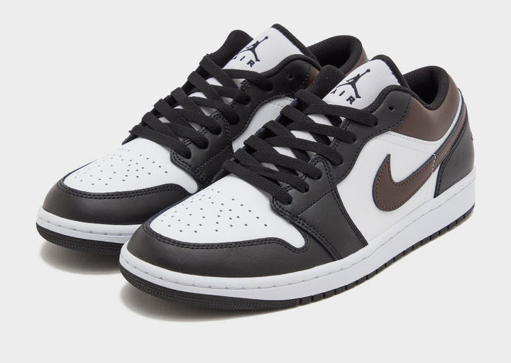 JORDAN AIR 1 LOW WHITE BLACK