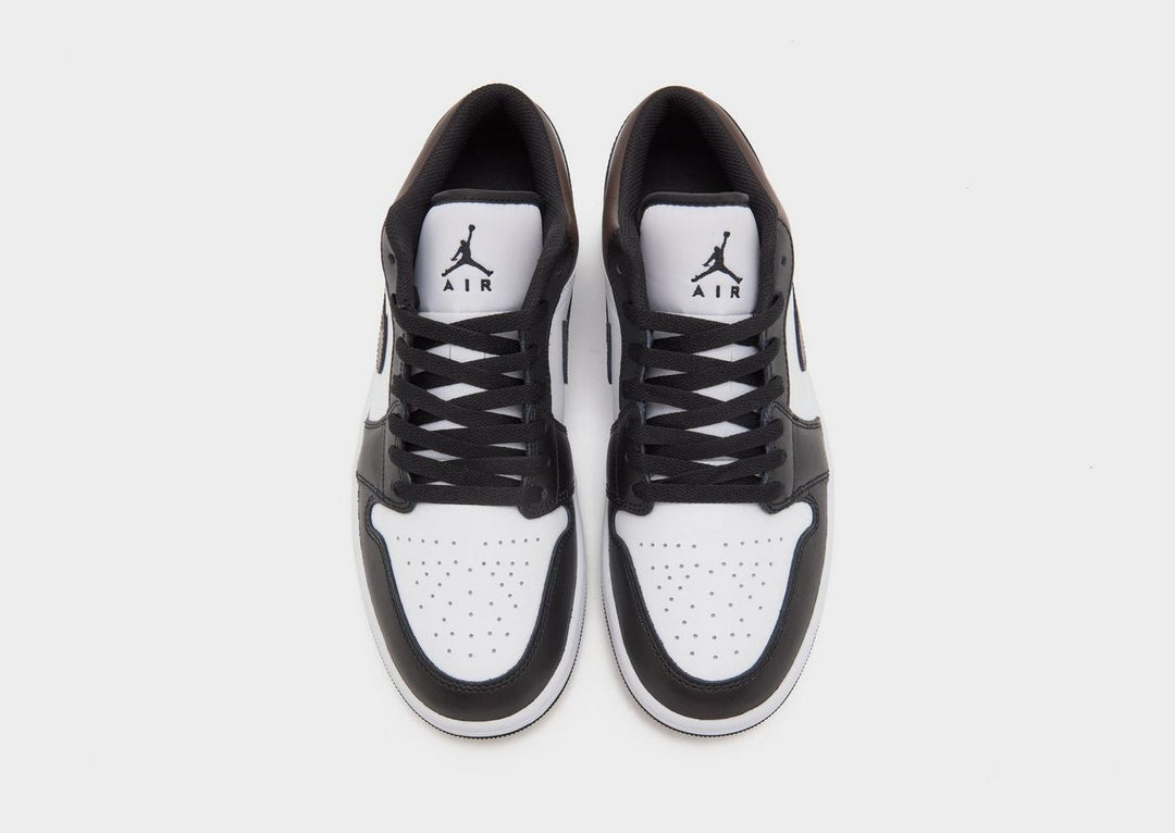 JORDAN AIR 1 LOW WHITE BLACK