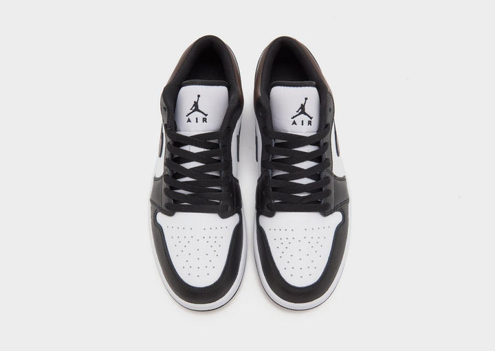 JORDAN AIR 1 LOW WHITE BLACK