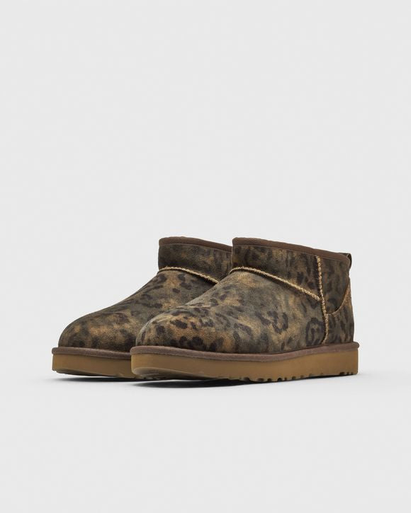 UGG WMNS CLASSIC ULTRA MINI SPOTTED CHESTNUT