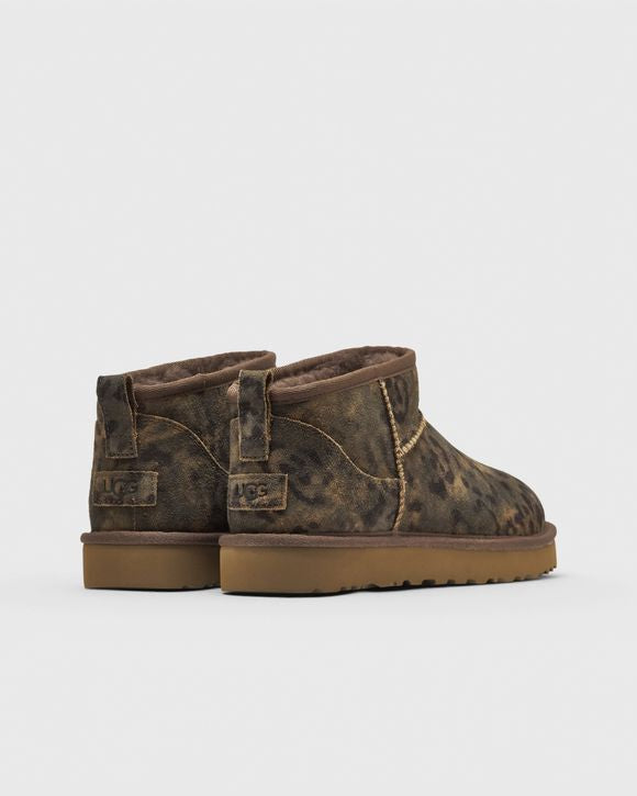 UGG WMNS CLASSIC ULTRA MINI SPOTTED CHESTNUT