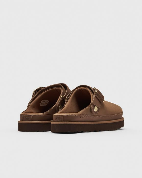 UGG WMNS GOLDENSTAR VILLA CLOG DARK CHESTNUT