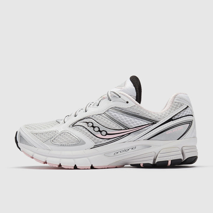 SAUCONY WOMENS PROGRID GUIDE 7 WHITE PINK