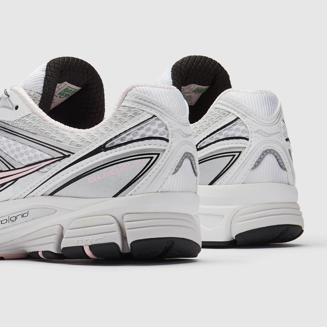 SAUCONY WOMENS PROGRID GUIDE 7 WHITE PINK