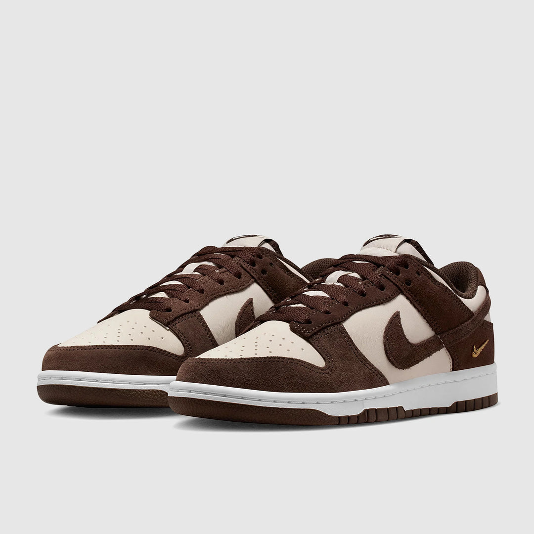 NIKE WOMENS DUNK LOW LT OREWOOD BROWN BAROQUE BROWN WHITE