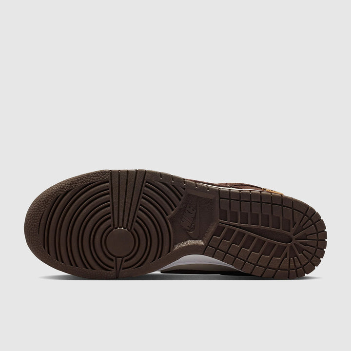 NIKE WOMENS DUNK LOW LT OREWOOD BROWN BAROQUE BROWN WHITE