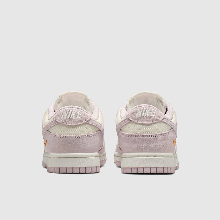 NIKE WOMENS DUNK LOW SAIL PEARL PINK WHITE METALLIC GOLD