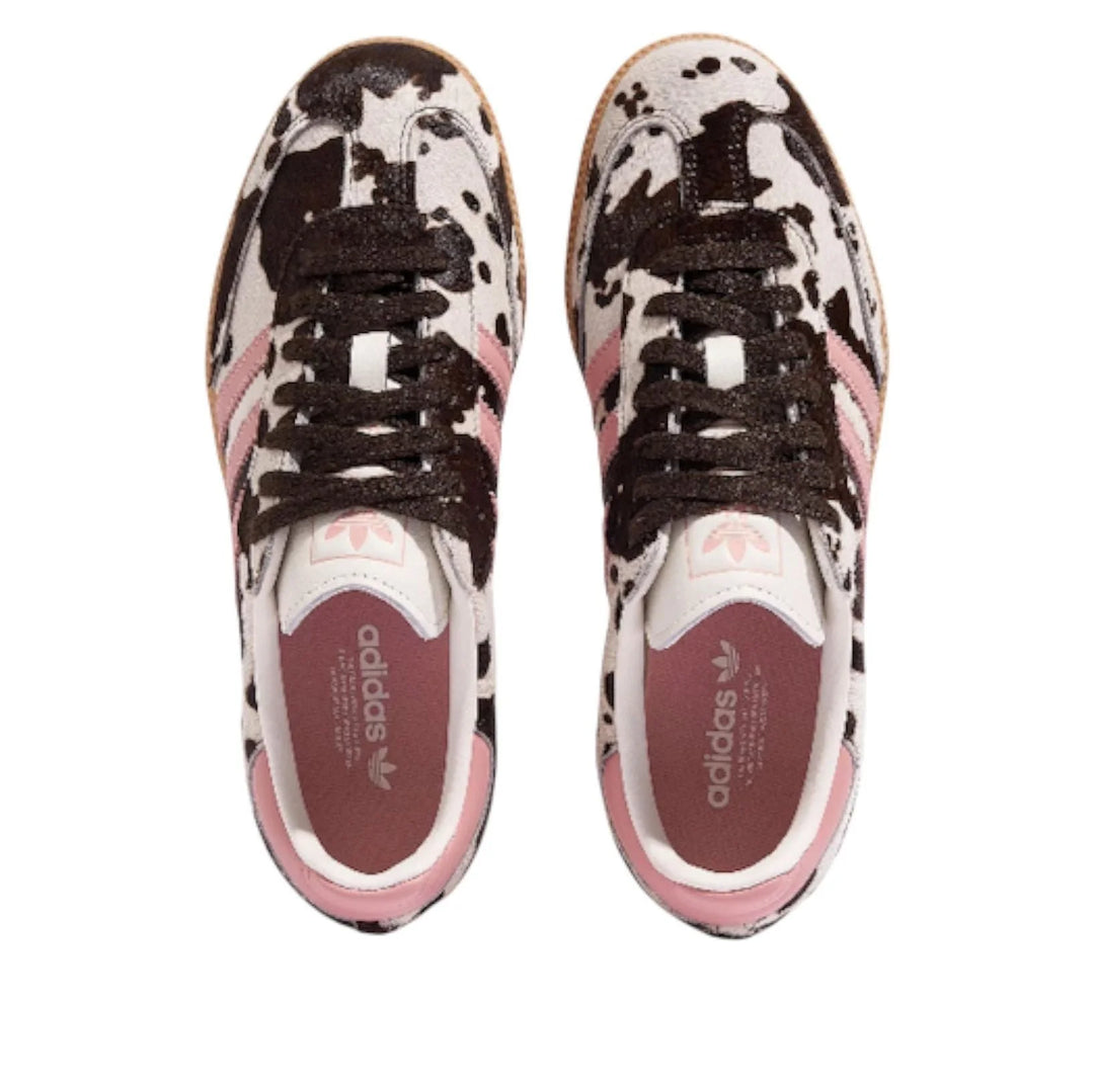 ADIDAS SAMBA OG COW PRINT DARK BROWN WONDER MAUVE W