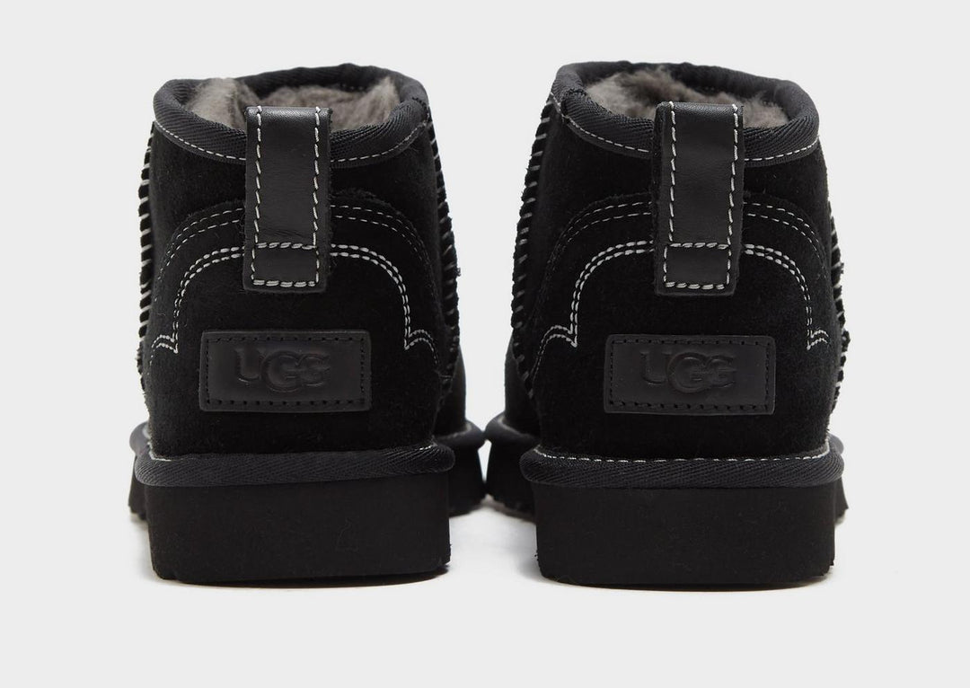 UGG CLASSIC ULTRA MINI WESTERN BOOT WOMEN'S BLACK