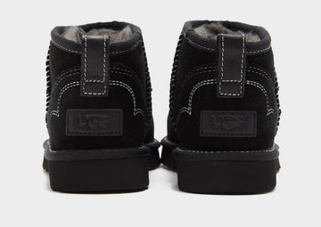UGG CLASSIC ULTRA MINI WESTERN BOOT WOMEN'S BLACK