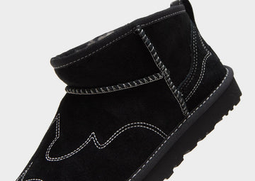 UGG CLASSIC ULTRA MINI WESTERN BOOT WOMEN'S BLACK