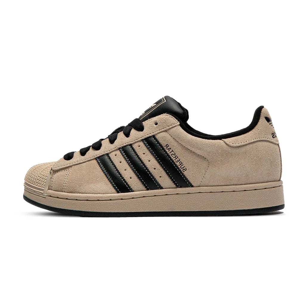ADIDAS SUPERSTAR II STONE KHAKI BLACK