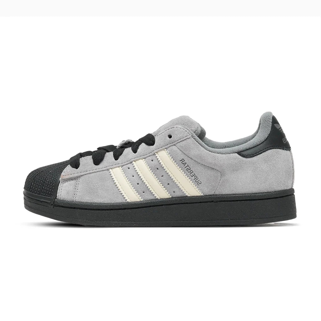 ADIDAS SUPERSTAR II GREY THREE CREAM WHITE