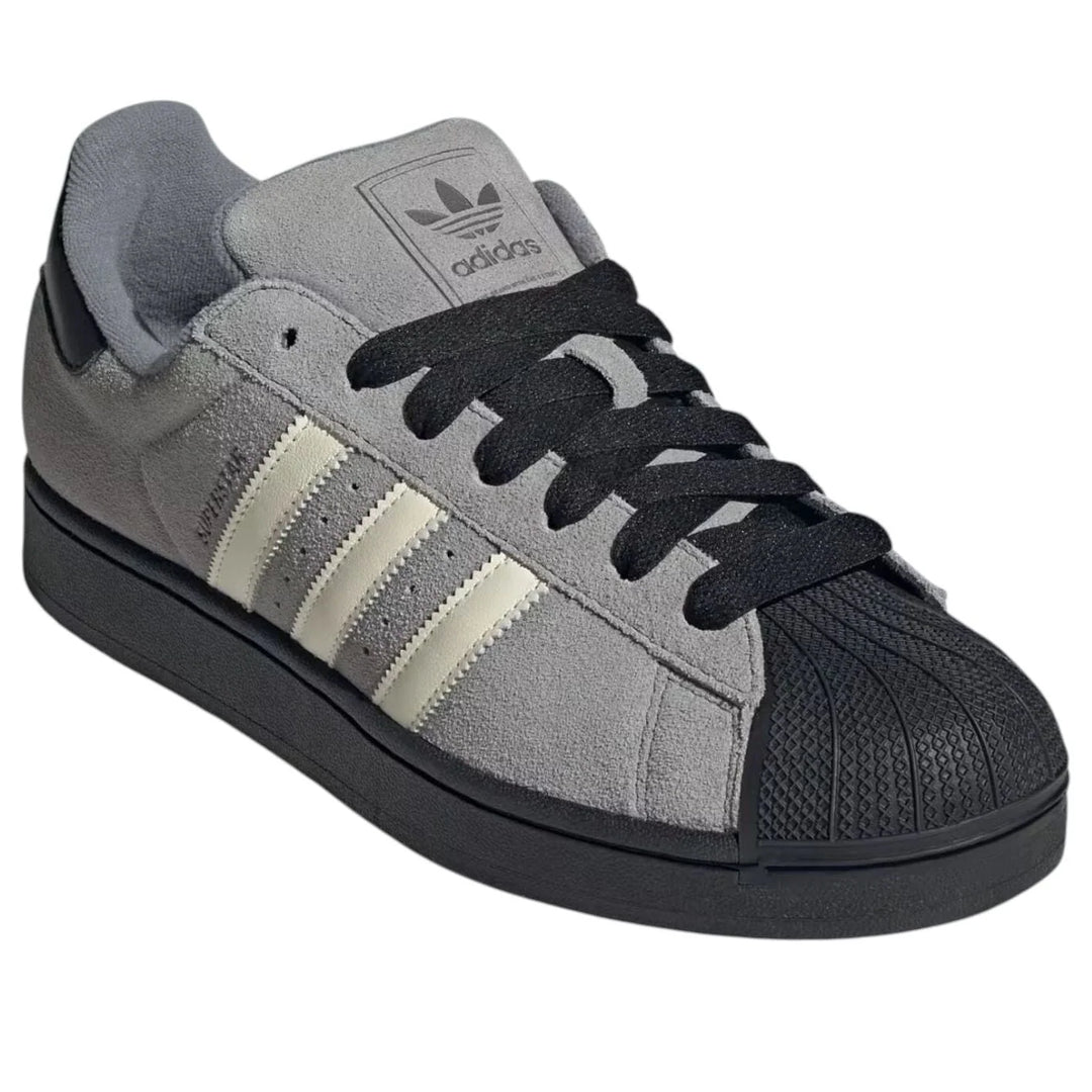 ADIDAS SUPERSTAR II GREY THREE CREAM WHITE