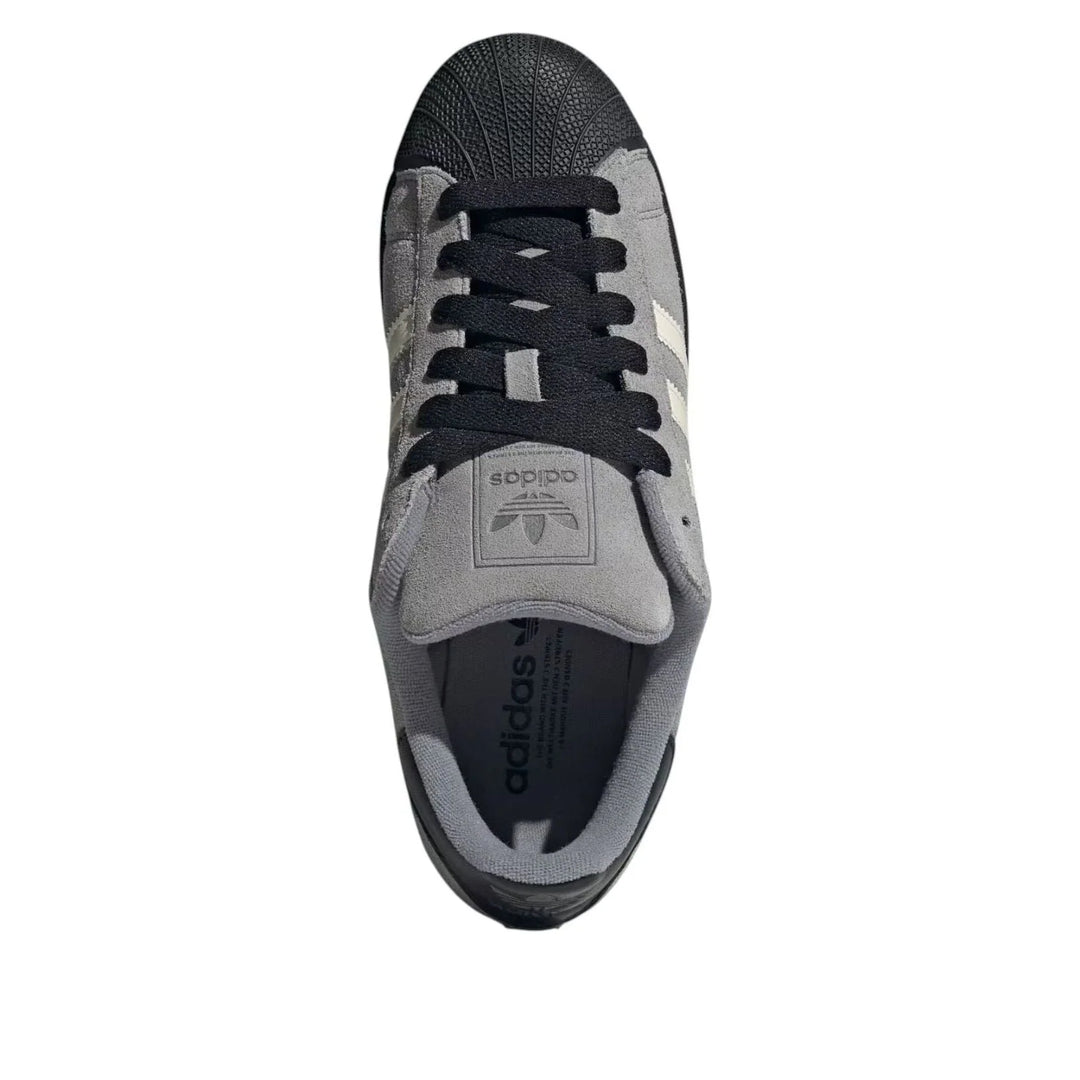 ADIDAS SUPERSTAR II GREY THREE CREAM WHITE