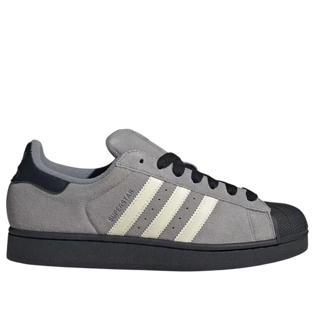 ADIDAS SUPERSTAR II GREY THREE CREAM WHITE
